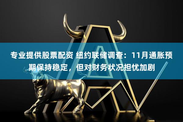 专业提供股票配资 纽约联储调查:11月通胀预期保持稳定,但对财务状况担忧加剧